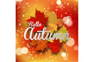 Autumn Background with Leaves: A Creative Resource for Designers