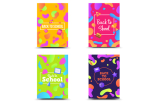 Back to School, Abstract Poster Designs: Modern Visuals for a New Season