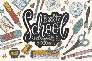 Back to School Handdrawn Set: A Practical Tool for Celebrating the First School Days