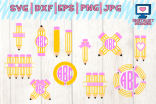 Back to School Pencil Bundle for Cricut and Silhouette Crafts