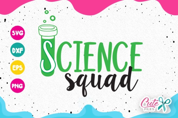 Hand-Designed Science Squad & Science Class Art for Back to School Projects