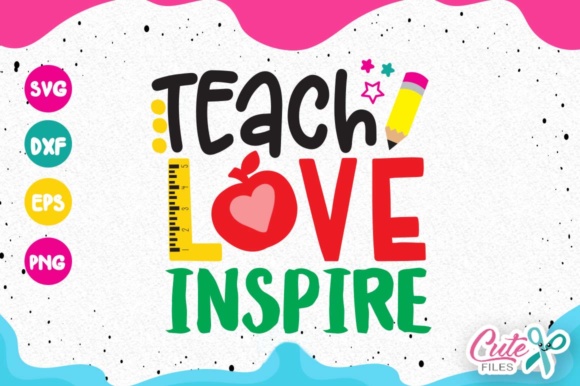 Hand-Designed Teacher SVG Files for Back to School and Beyond