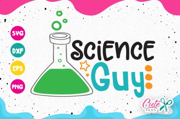 Science Guy, Boy, Science Class, Back to School: Bringing the Lab to Life Through Hand-Designed Art